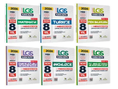2026 LGS , 8. Sınıf LGS, Karakutu Set, Çıkmış Sorular, Video Çözüm, PDF Çözüm, Konu Konu LGS, MEB Sınav’’