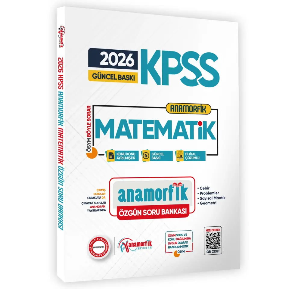 2026 KPSS Lisans-Önlisans-Ortaöğretim Yeni Müfredat Soru Bankası Seti Dijital Çözümlü Güncel Baskı