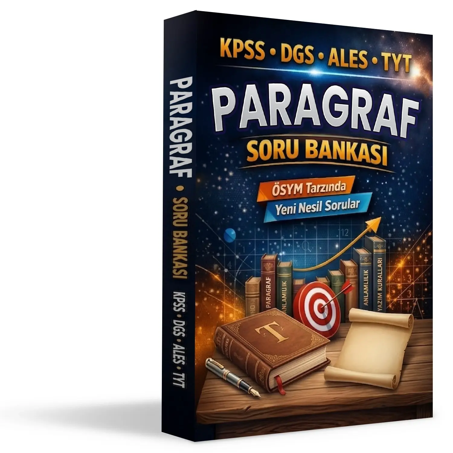 Asimetrik Yayınları KPSS-DGS-ALES-TYT Paragraf Soru Bankası(ÖSYM Tarzında Yeni Nesil Sorular)