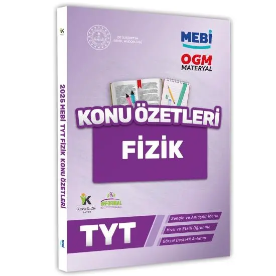 2025 YKS-TYT MEBİ-Konu Özetleri A4 Renkli BASKI ÜCRETİ