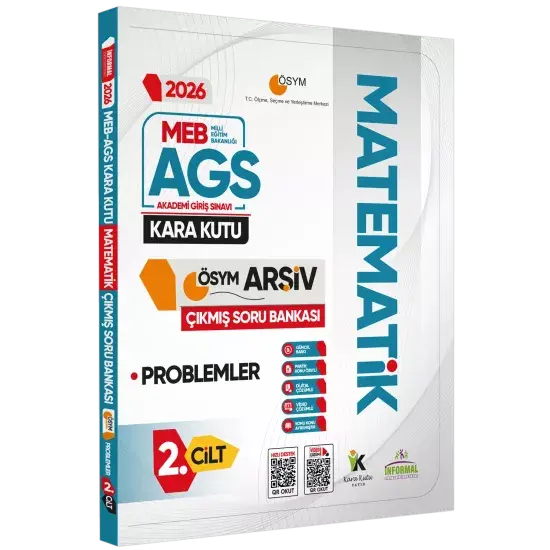 2026 MEB-AGS Kara Kutu PARAGRAF ve PROBLEMLER ÖSYM Çıkmış Soru Bankası 2li Set Konu Özetli Çözümlü