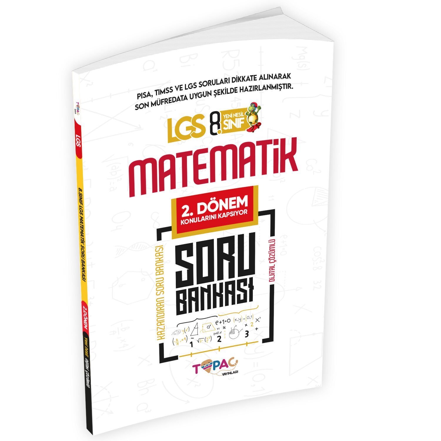 Topaç Yayınları 2026 8.Sınıf LGS Matematik 2.DÖNEM Dijital Çözümlü Soru Bankası