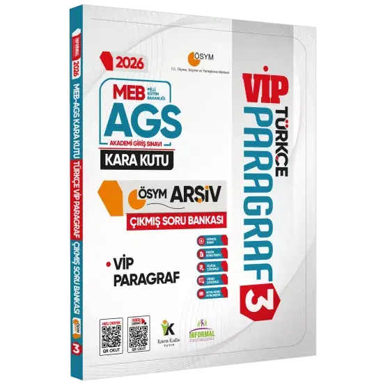2026 MEB-AGS Türkçe Kara Kutusu Paragraf 3lü ALTIN SET ÖSYM Çıkmış Soru Bankası Konu Özetli Çözümlü