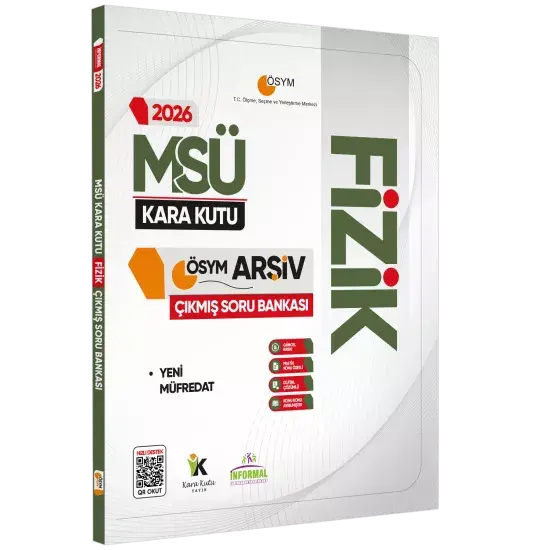 2026 MSÜ FİZİK Kara Kutu ÖSYM Çıkmış Soru Havuzu Bankası Konu Özetli Dijital Çözümlü