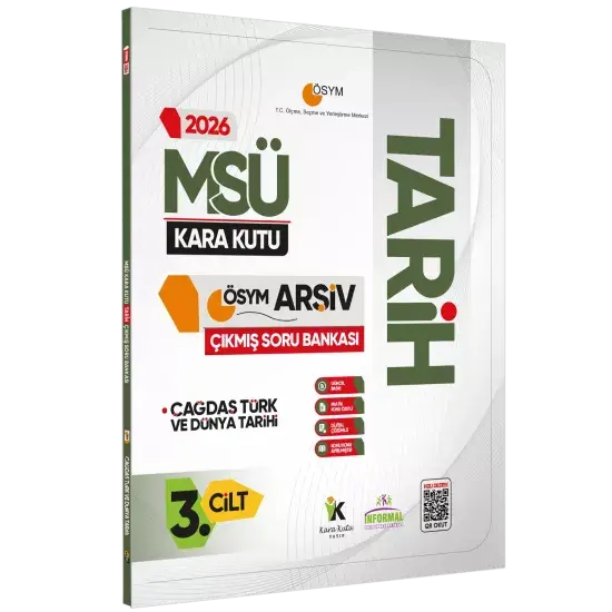 2026 MSÜ Tarihin Kara Kutusu 3.Cilt ÖSYM Çıkmış Soru Havuzu Bankası Konu Özetli Dijital Çözümlü