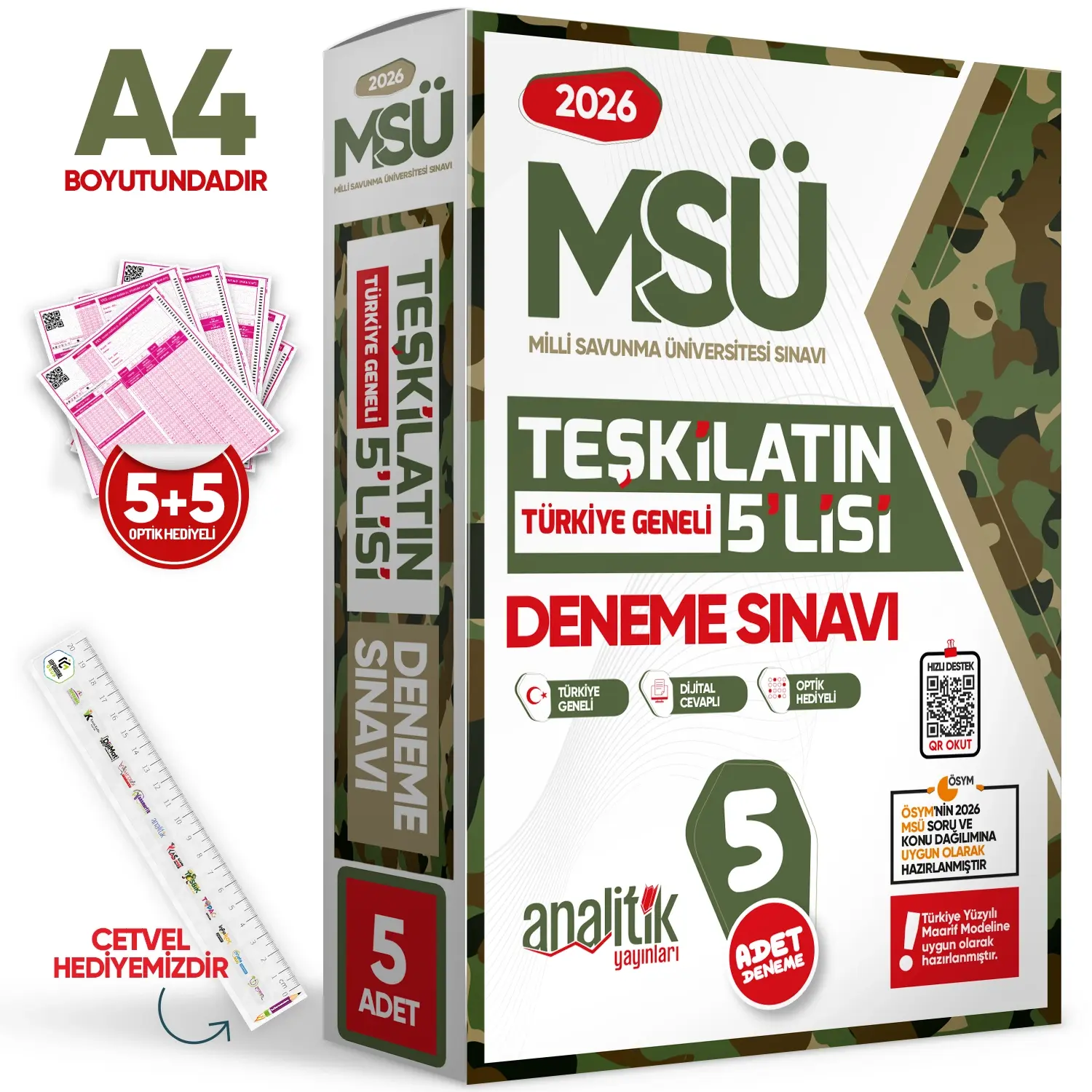 2026 MSÜ Teşkilatın 5lisi Özgün Deneme Paketi Yeni Nesil Türkiye Geneli Çözümlü Analitik Yayınları