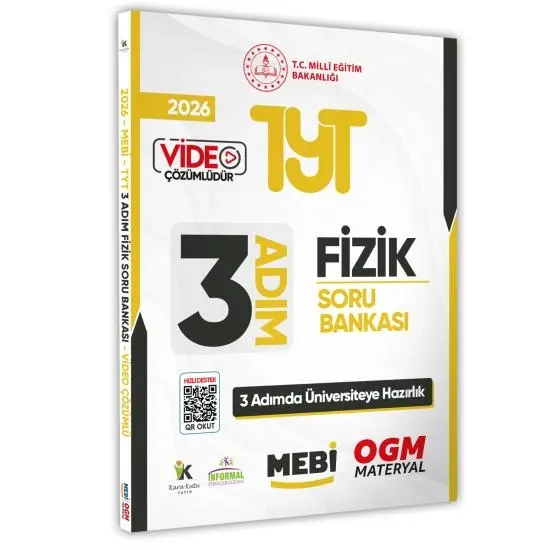 2026 TYT MEBİ-OGM 3 ADIM Soru Bankası RENKLİ A4 Boyut