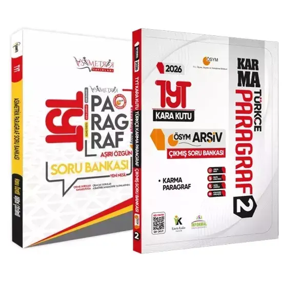 2026 TYT Türkçe Özgün Asimetrik Paragraf-Çıkmış Karma Paragraf Soru Bankası Konu Özetli Çözümlü