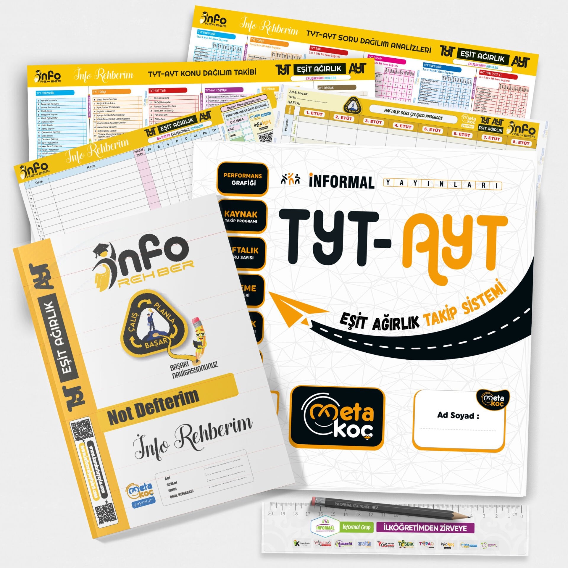 2026 TYT-AYT Eşit Ağırlık Meta Koç Öğrenci-Öğretmen Destek Sistemi ÖDS (Öğrenci Koçluğu Takip Seti)
