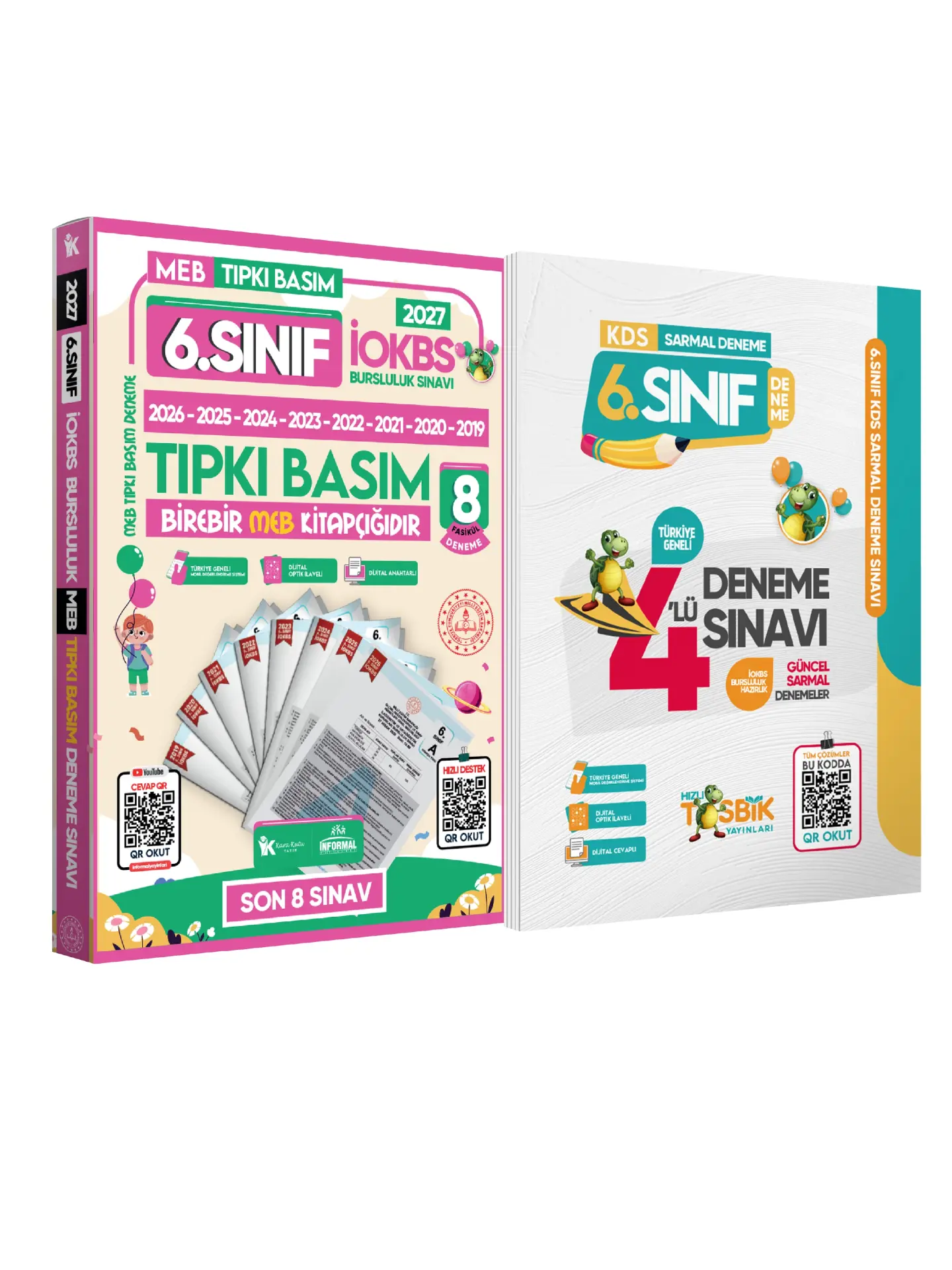 2027 6.Sınıf YENİ SİSTEM İOKBS BURSLULUK Tıpkı Basım ve Sarmal Deneme Seti Türkiye Geneli D. Çözümlü