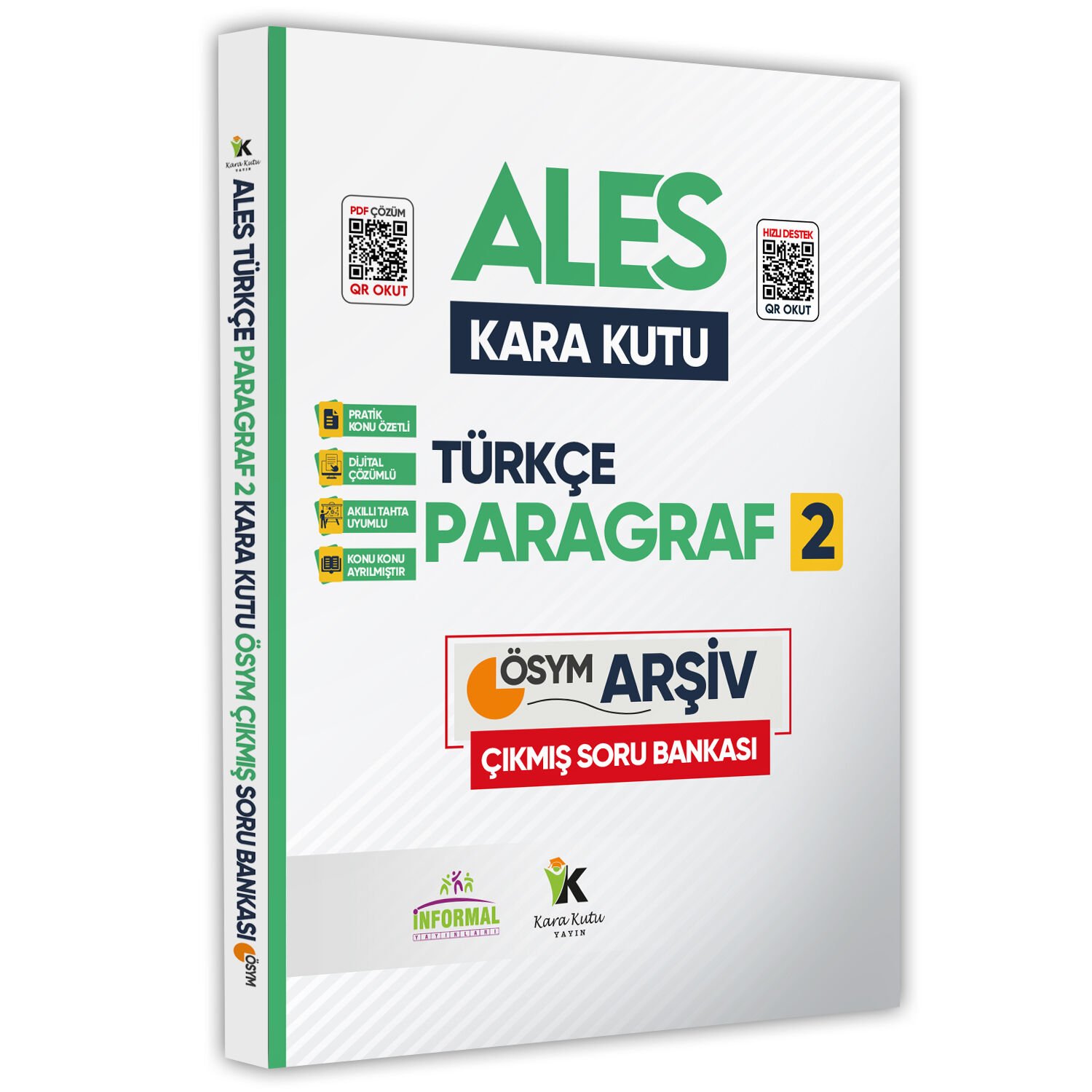 ALES Türkçenin Kara Kutusu KARMA PARAGRAF 2 Konu Özetli D. Çözümlü Çıkmış Soru Havuzu Bankası