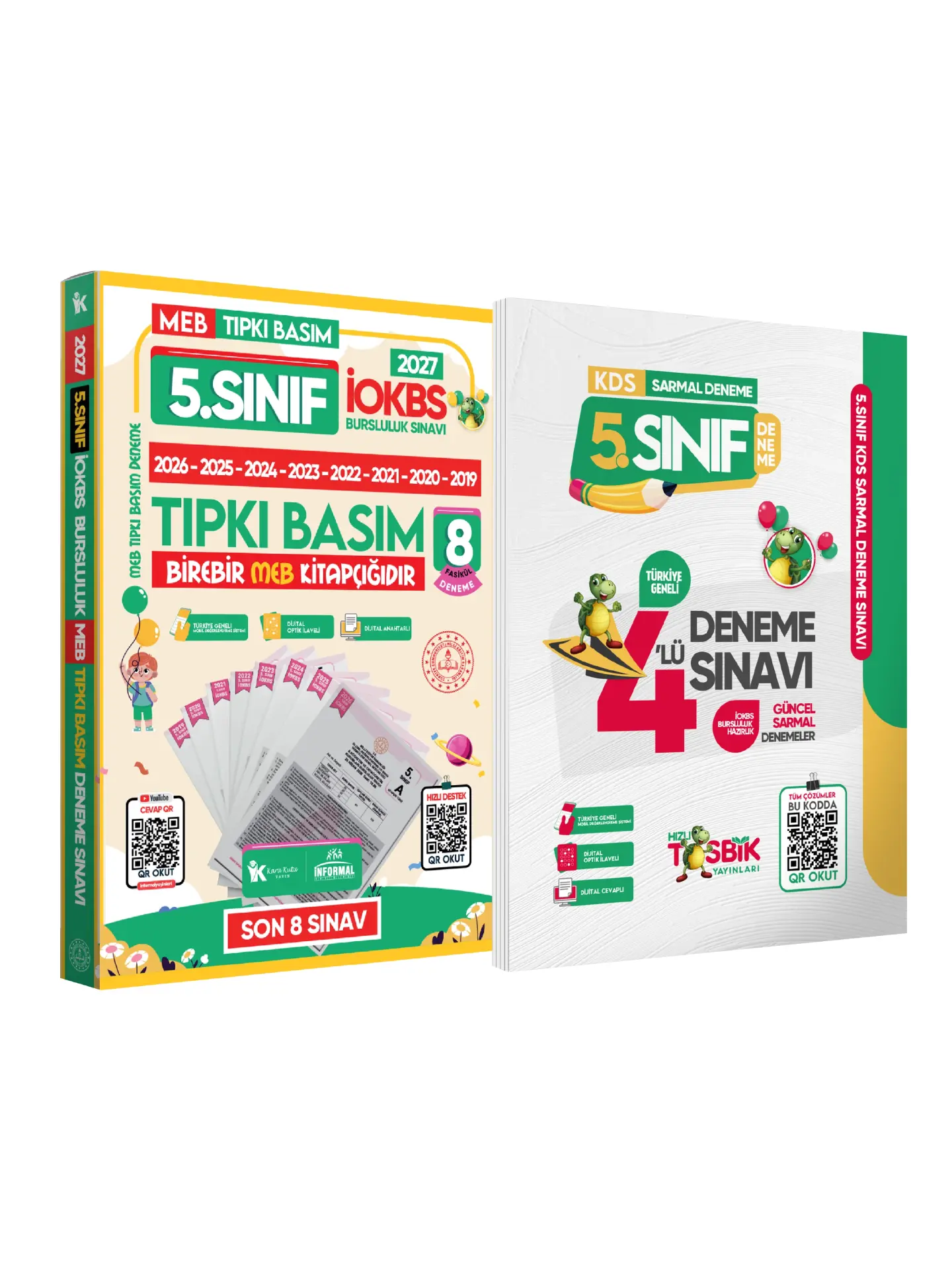 2027 5.Sınıf YENİ SİSTEM İOKBS BURSLULUK Tıpkı Basım ve Sarmal Deneme Seti Türkiye Geneli D. Çözümlü