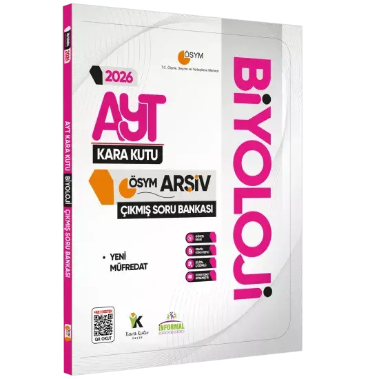 2026 YKS-AYT BİYOLOJİ’nin Kara Kutusu ÖSYM Çıkmış Soru Havuzu Bankası Konu Özetli Dijital Çözümlü