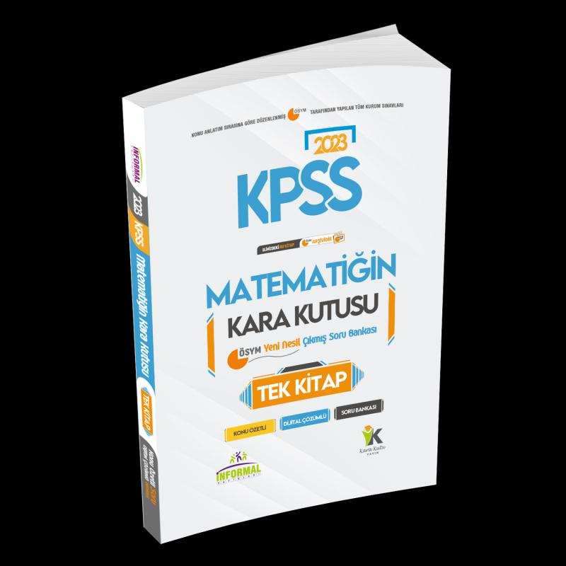 KPSS Matematik TEK KİTAP ve Geometrinin Kara Kutusu Konu Ö.D.Çözümlü Çıkmış Soru Bankası Seti