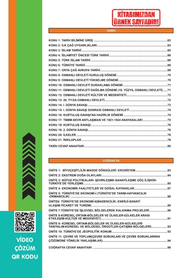 2026 YKS-AYT Türk Dili ve Edebiyatı-Sosyal Bilimler 1 ÖSYM Çıkmış Soru Bankası Konu Konu Son 8 Yıl