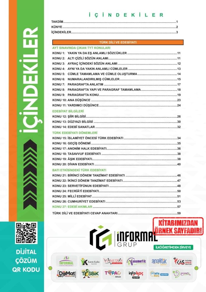 2026 YKS-AYT Türk Dili ve Edebiyatı-Sosyal Bilimler 1 ÖSYM Çıkmış Soru Bankası Konu Konu Son 8 Yıl