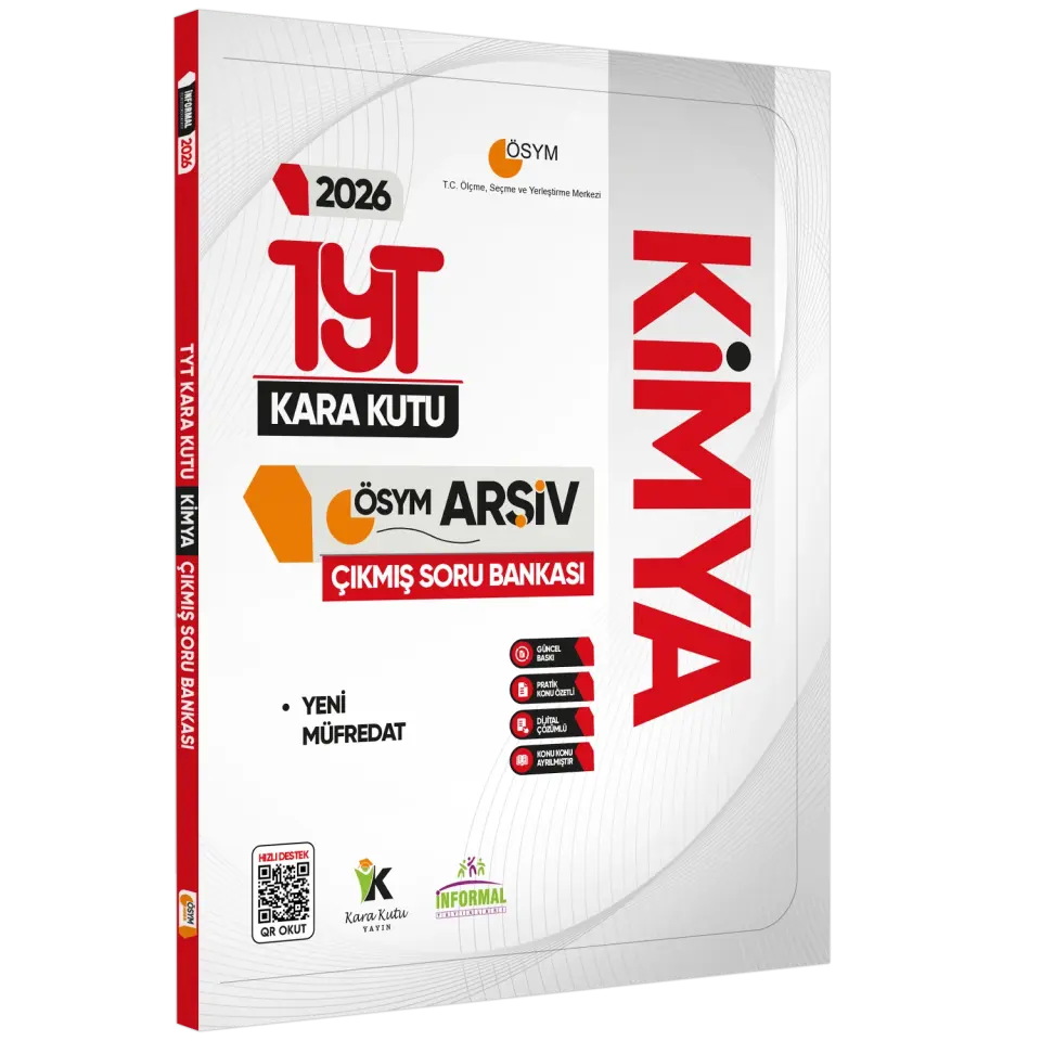 2026 YKS-TYT Fizik Kimya Biyoloji (FKB) Kara Kutu Çıkmış Soru Bankası 3lü Set K. Özetli Çözümlü