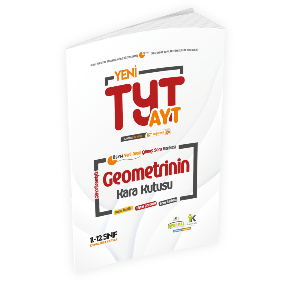  YKS-TYT Matematik TEK KİTAP ve Geometri Kara Kutu Konu Ö.Dijital Çözümlü  Soru Bankası