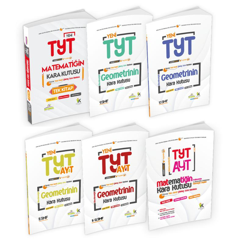  YKS-TYT Matematik TEK KİTAP ve Geometri Kara Kutu Konu Ö.Dijital Çözümlü  Soru Bankası