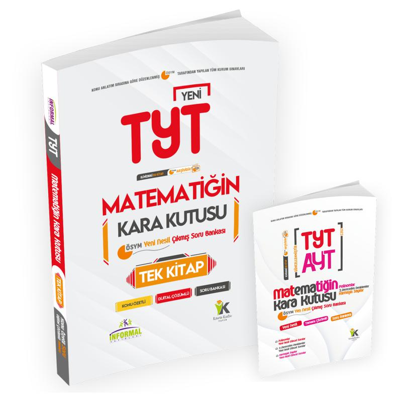  YKS-TYT Matematik TEK KİTAP ve Geometri Kara Kutu Konu Ö.Dijital Çözümlü  Soru Bankası