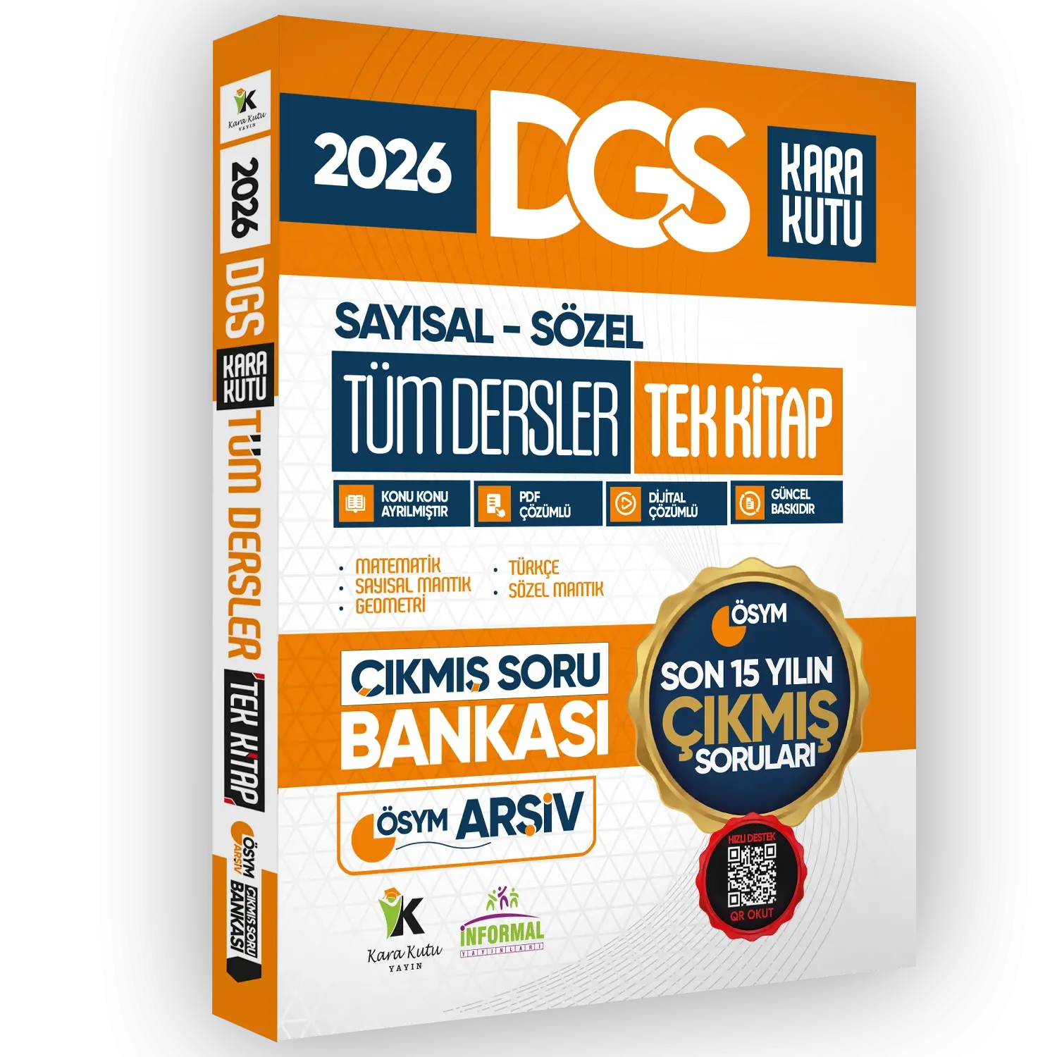 2026 FULL DGS Tüm Dersler Tek Kitap ÖSYM Çıkmış Soru Bankası Son 15 Yıl Sadece DGS PDF/Video Çözümlü