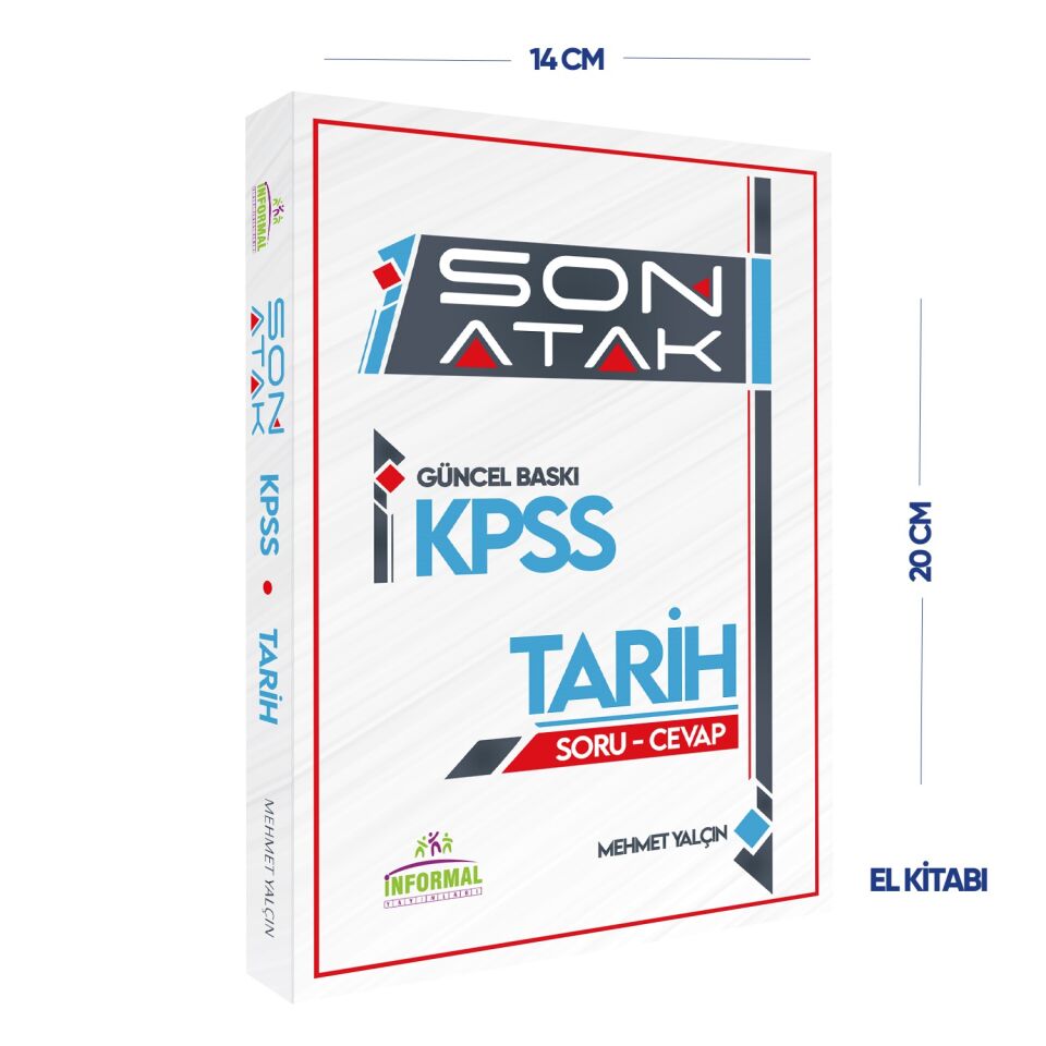 2025 İnformal Yayınları KPSS TARİH Son Atak SORU-CEVAP Pratik Bilgi CEP BOY Kitabı