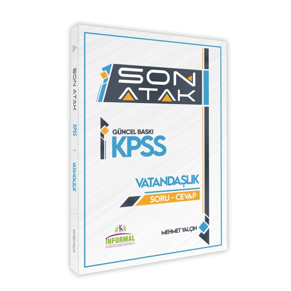 2025 İnformal Yayınları KPSS Vatandaşlık Son Atak SORU-CEVAP Pratik Bilgi CEP BOY Kitabı