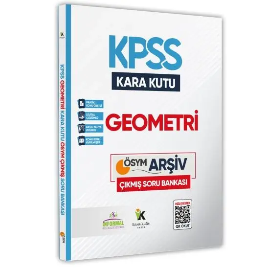 2025 KPSS Kara Kutu Matematik 1.-2.Cilt ve Geometri Çıkmış Soru Bankası Konu Özetli Video/PDF Çözümlü