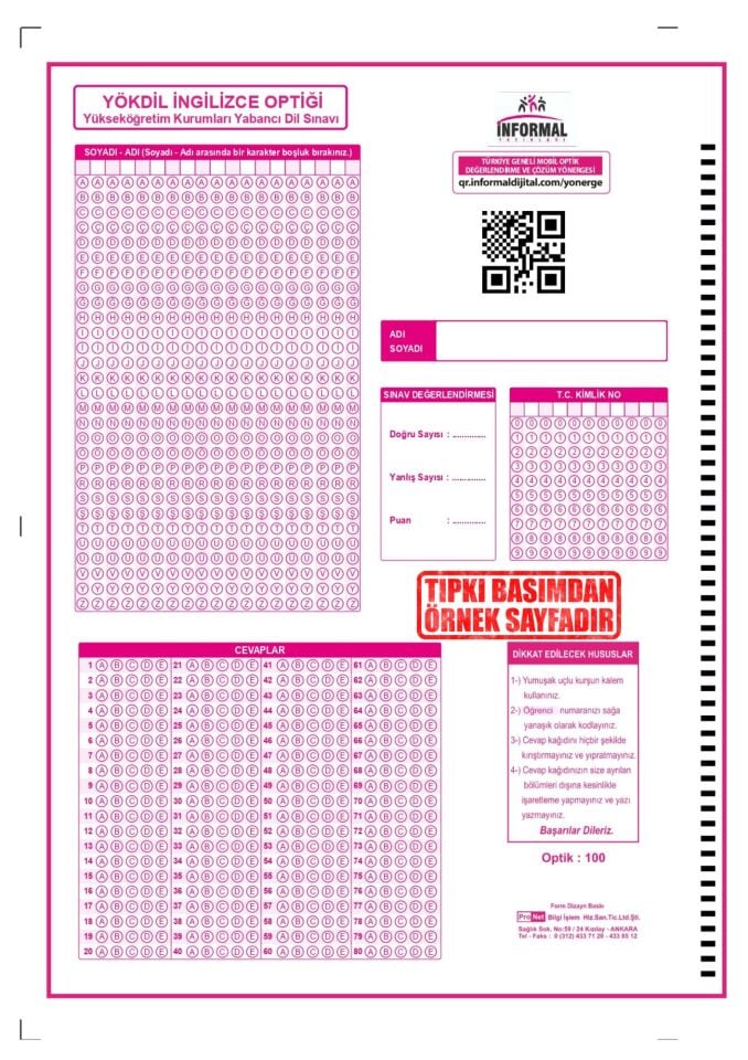 2026 YÖKDİL İngilizce FEN BİLİMLERİ ÖSYM Çıkmış Soru Tıpkı Basım Deneme Paketi 6lı Türkiye Geneli