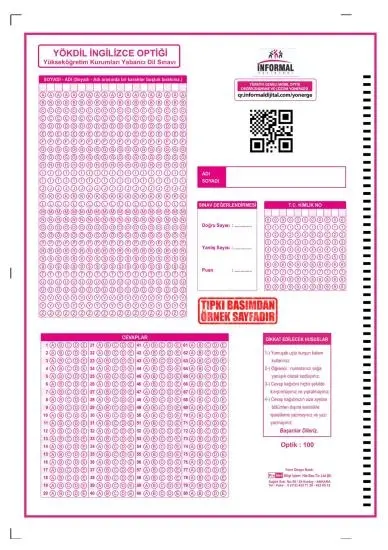 2026 YÖKDİL İngilizce SAĞLIK BİLİMLERİ ÖSYM Çıkmış Soru Tıpkı Basım Paket Deneme 14lü Türkiye Geneli