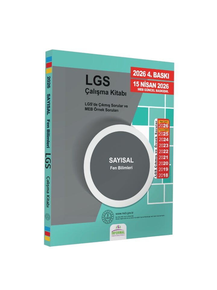 2026(Nisan Güncellemesi dahil)8.Sınıf LGS Çıkmış Soru ve MEB Örnek Soruları Çalışma Kitabı 4lü SET RENKLİ A4 Boyut