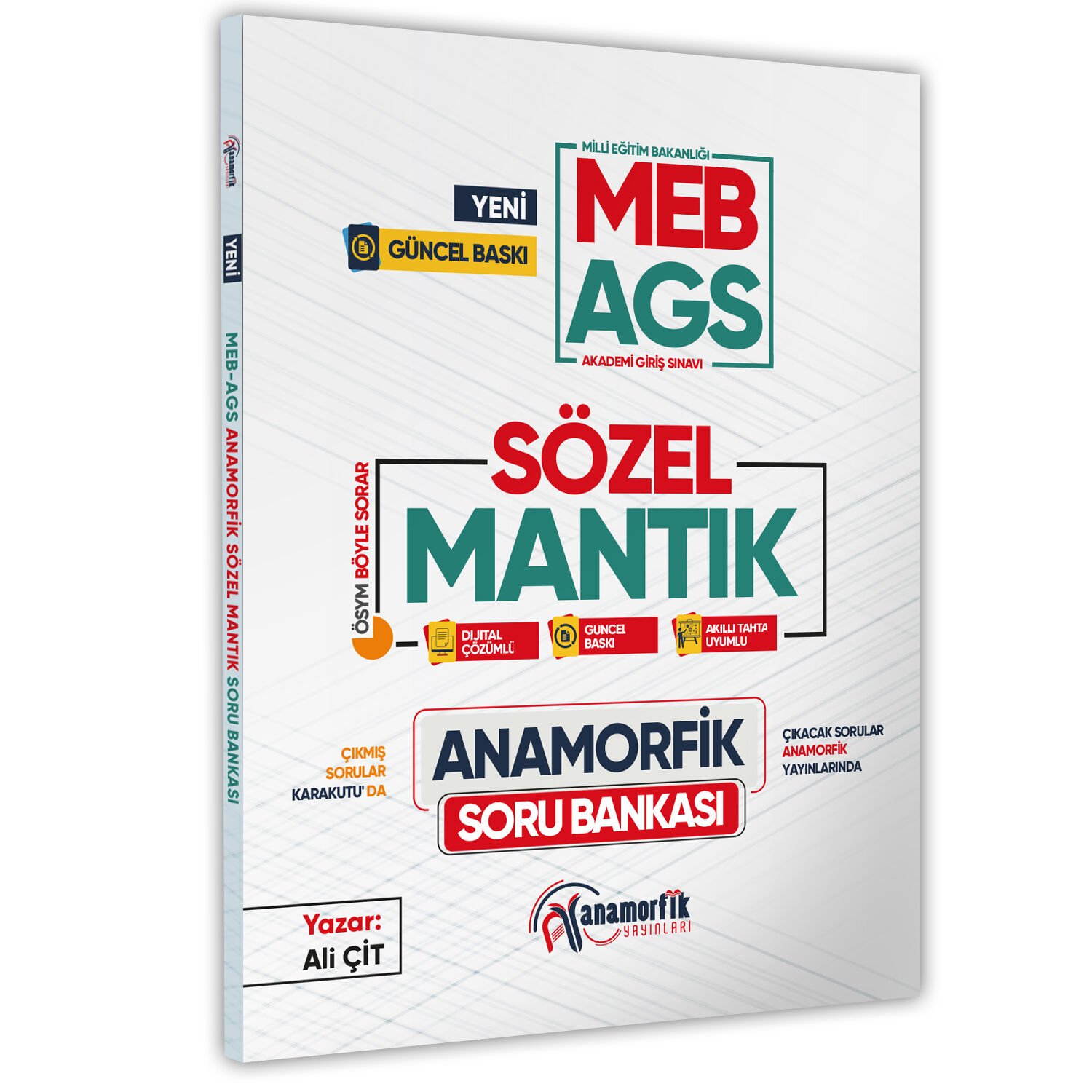 2025 MEB-AGS Anamorfik Sözel Mantık Soru Bankası Yeni Müfredat Dijital Çözümlü
