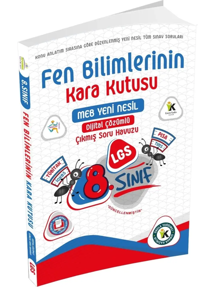 8.Sınıf LGS Kara Kutu MEB Sayısal Dijital Çözümlü Çıkmış Soru Havuzu Seti