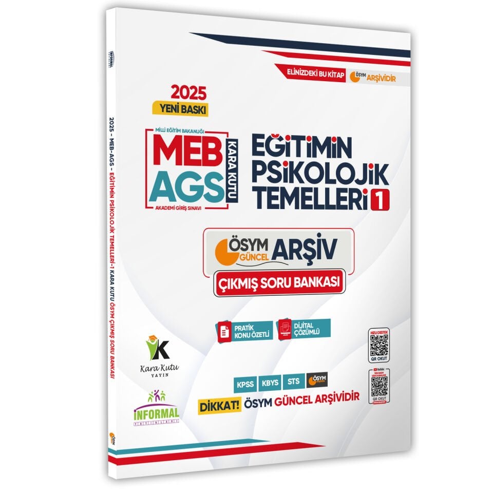 2025 MEB-AGS Eğitim Bilimlerinin Kara Kutusu GELİŞİM PSİKOLOJİSİ Çıkmış Soru Bankası Konu Ö. Çözümlü