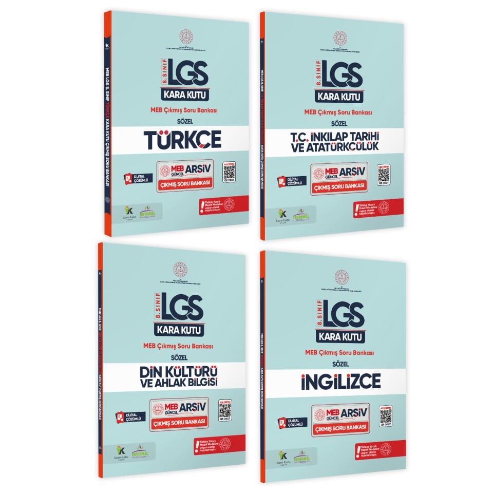 8.Sınıf LGSnin Kara Kutusu SÖZEL PAKET Tamamı Çözümlü Soru Bankası