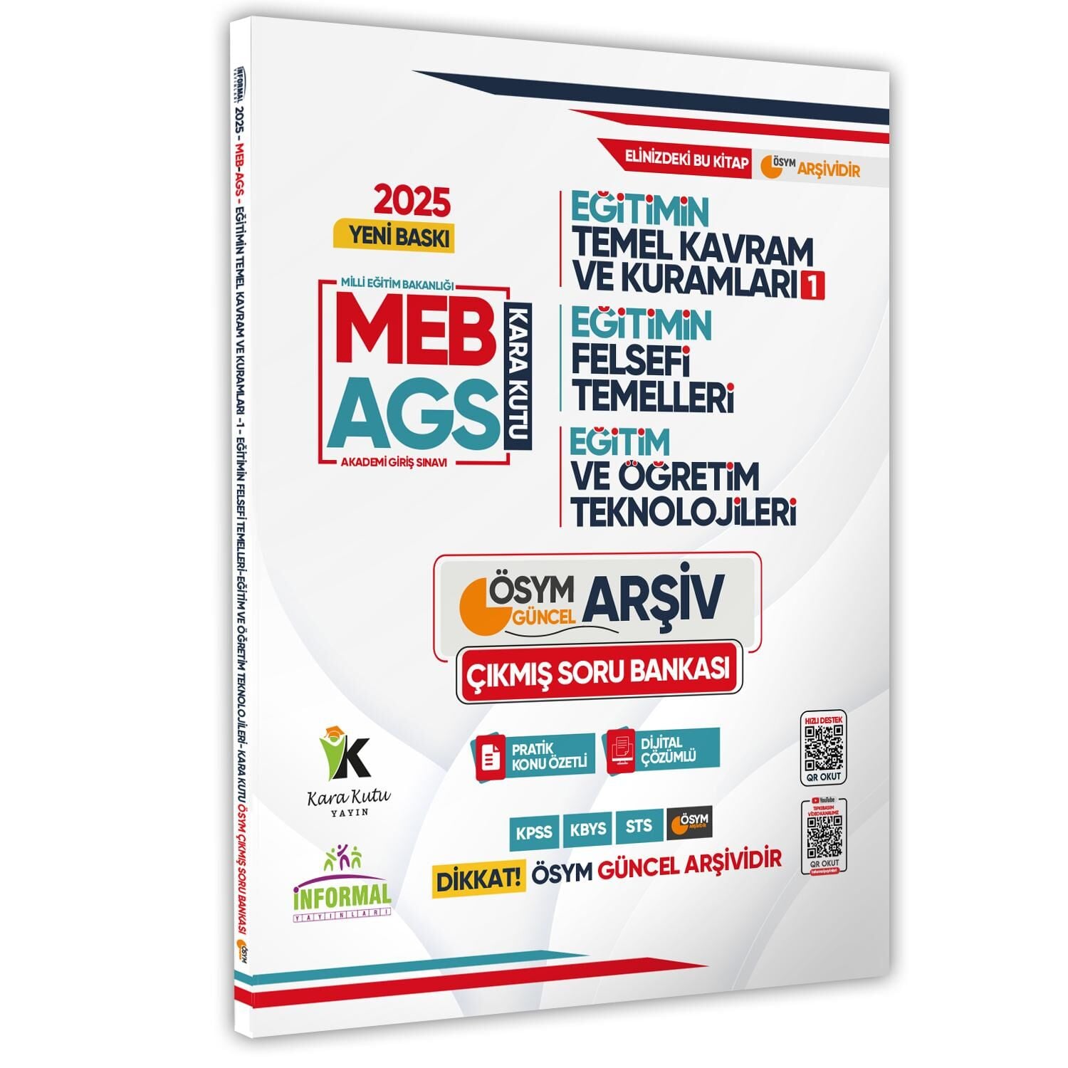 2025 MEB-AGS Eğitim Kara Kutu Temel Kavram ve Kuralları 1-Eğitim Felsefesinin Temelleri Soru Bankası