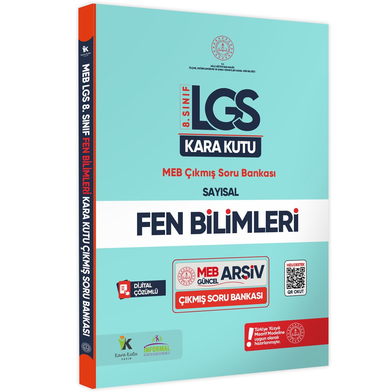 8.Sınıf LGS Fen Bilimlerinin Kara Kutusu Dijital Çözümlü Çıkmış Soru Bankası