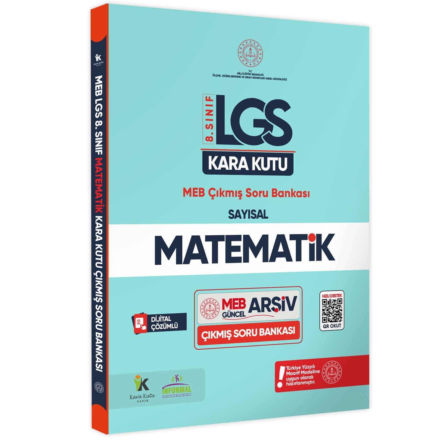 8.Sınıf LGS Matematik Kara Kutu Dijital Çözümlü Çıkmış Soru Bankası