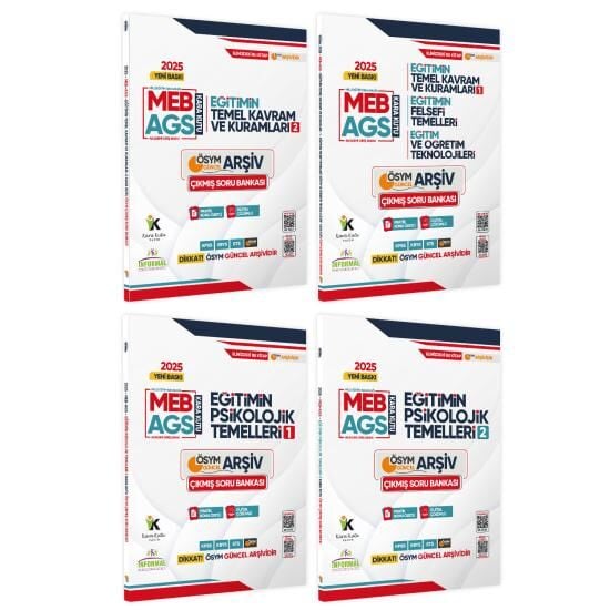 2025 MEB-AGS Eğitimin Temellerinin Kara Kutusu 4lü MODÜL Soru Bankası Altın Paket Özetli Çözümlü