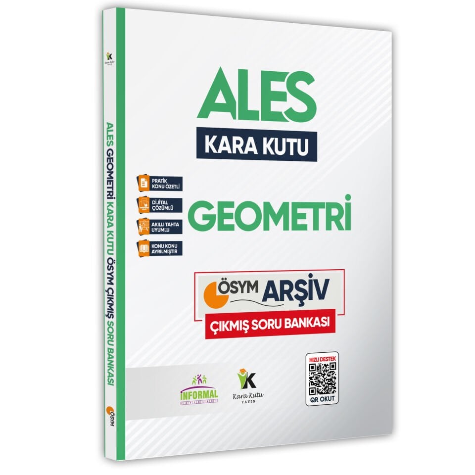 ALES Geometrinin Kara Kutusu Konu Özetli Dijital Çözümlü ÖSYM Çıkmış Soru Havuzu Bankası