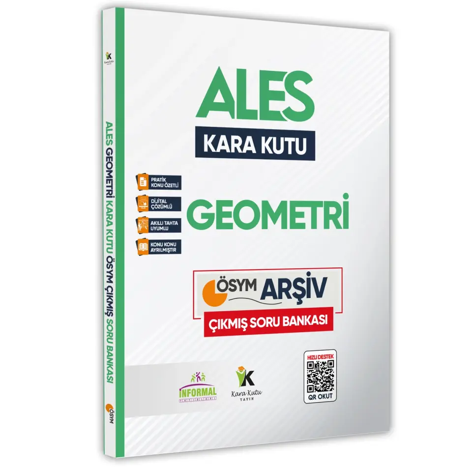 ALES Matematik 1.-2.Cilt ve Geometrinin Kara Kutusu Konu Özetli D.Çözümlü Soru Bankası Altın Set