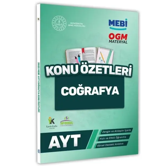 2025 YKS-AYT MEBİ-Konu Özetleri A4 Renkli BASKI ÜCRETİ