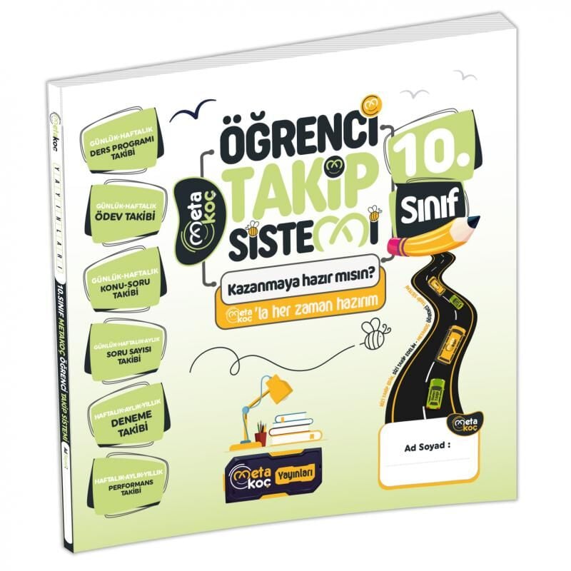 2026 10.Sınıf Metakoç Yayınları Öğrenci Takip Sistemi (40 Haftalık, Detaylı, Konu Soru Video Takip)