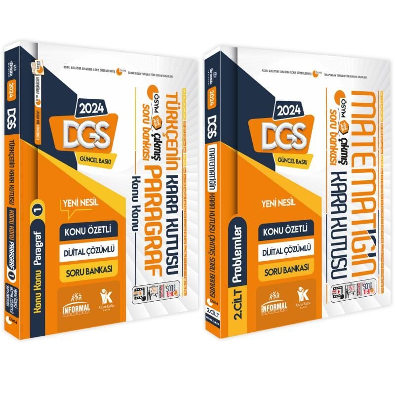 DGS Paragraf ve Problemler Kara Kutu Konu Özetli D. Çözümlü ÖSYM Çıkmış Soru Bankası 2li Set