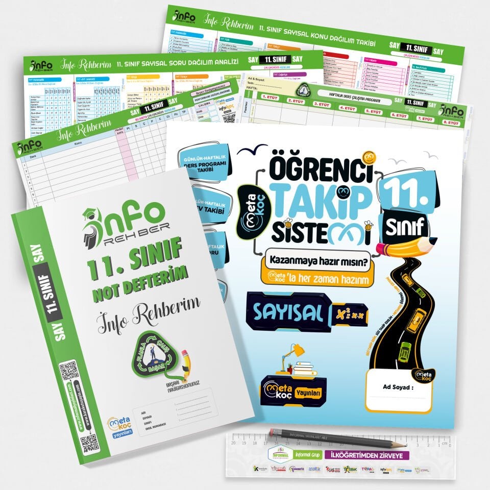 2026 11.Sınıf SAYISAL Meta Koç Öğrenci-Öğretmen Destek Sistemi ÖDS (Öğrenci Koçluğu Takip Seti)