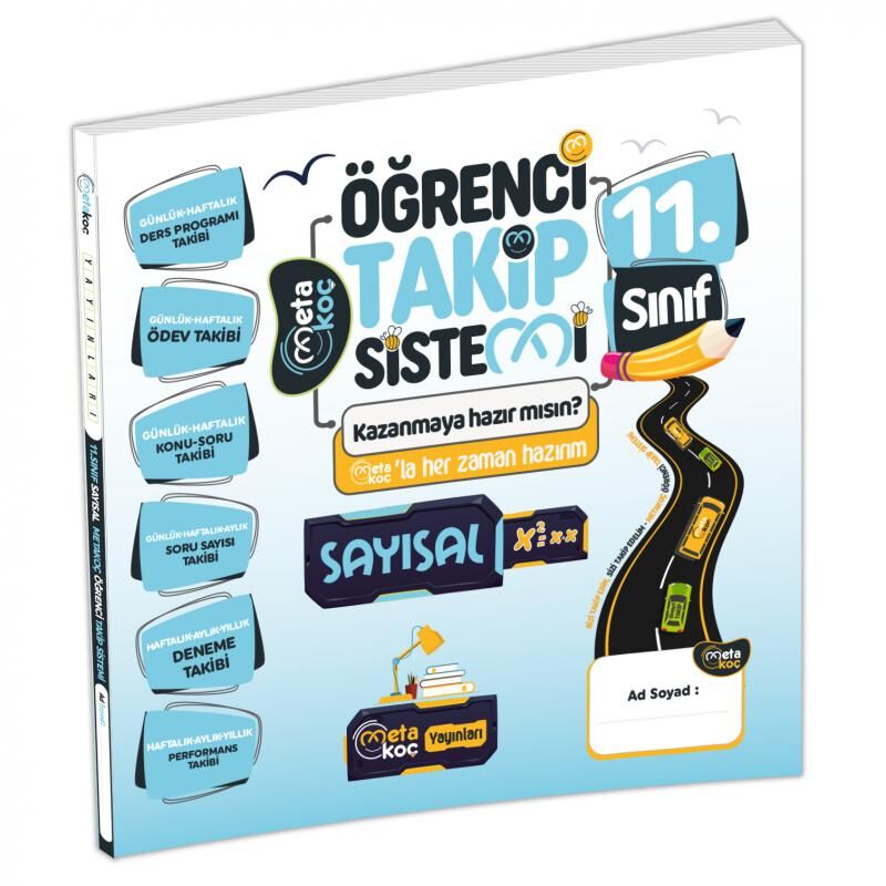 2026 11.Sınıf Sayısal MetaKoç Öğrenci Takip Sistemi (40 Haftalık, Detaylı, Konu Soru Video Takip)