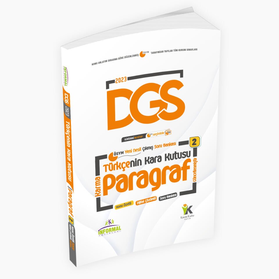 DGS Türkçenin Kara Kutusu Dijital Çözümlü Konu Özetli ÖSYM Çıkmış Soru Bankası 3lü Set Paket