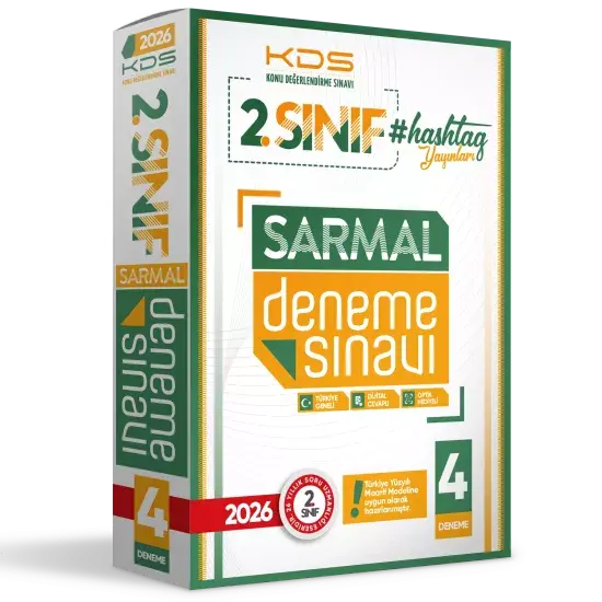 2026 2.Sınıf Maarif Modeli Hashtag Yayınları 4lü SARMAL Özgün Deneme Paketi
