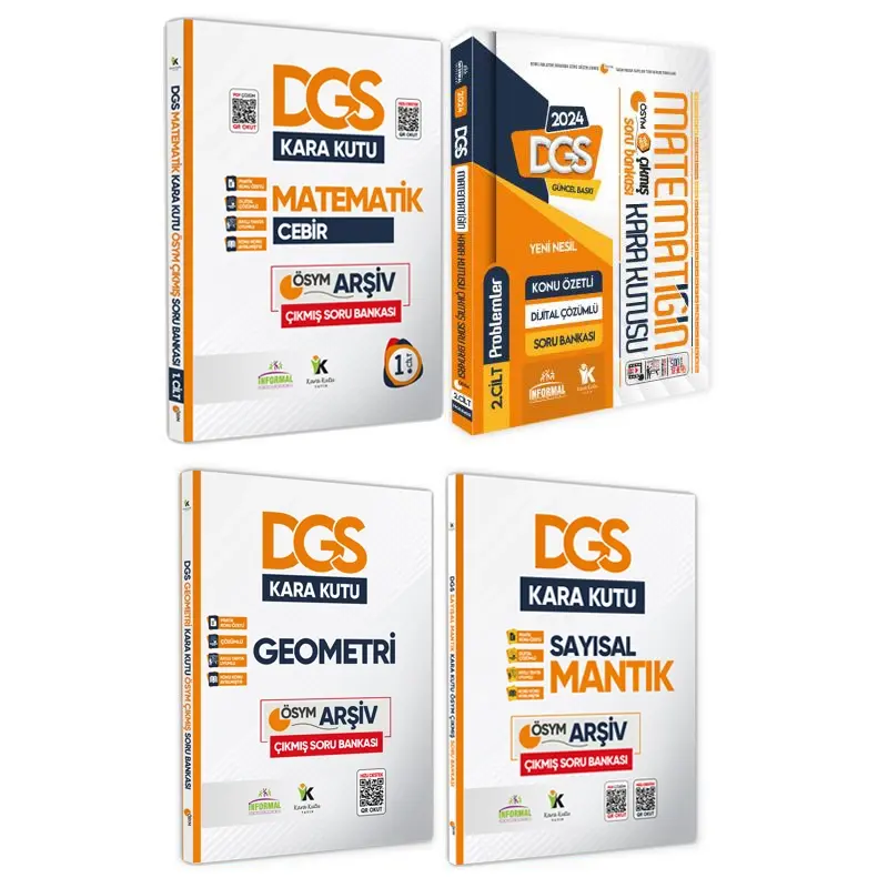 DGSnin Kara Kutusu SAYISAL PAKET Konu Özetli Çözümlü ÖSYM Arşiv Çıkmış Soru Bankası