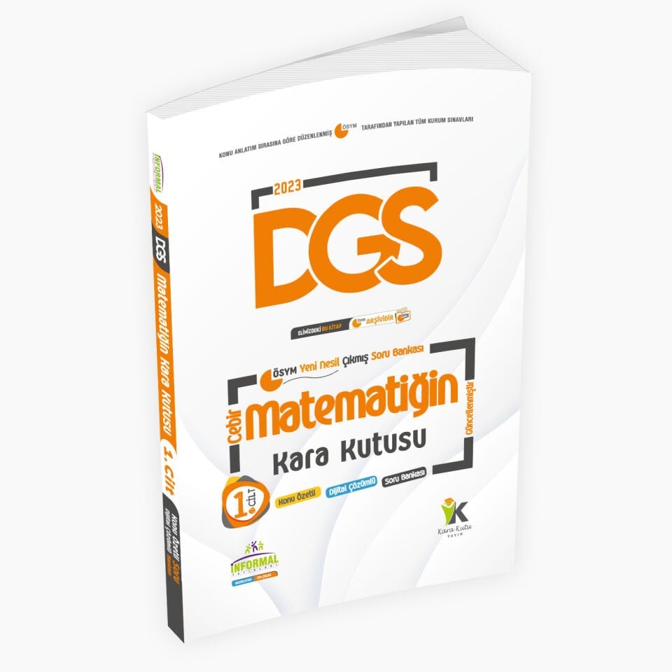 DGS’nin Kara Kutusu Konu Özetli Dijital Çözümlü Çıkmış Soru Bankası Altın Paket Set